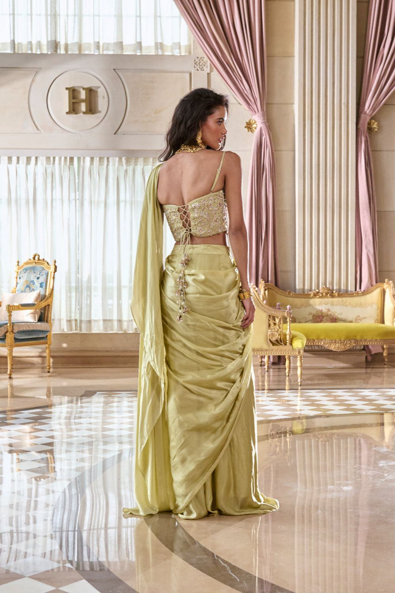 PH-2783 BLYTHE SAREE SET by Paulmi & Harsh for women in Singapore