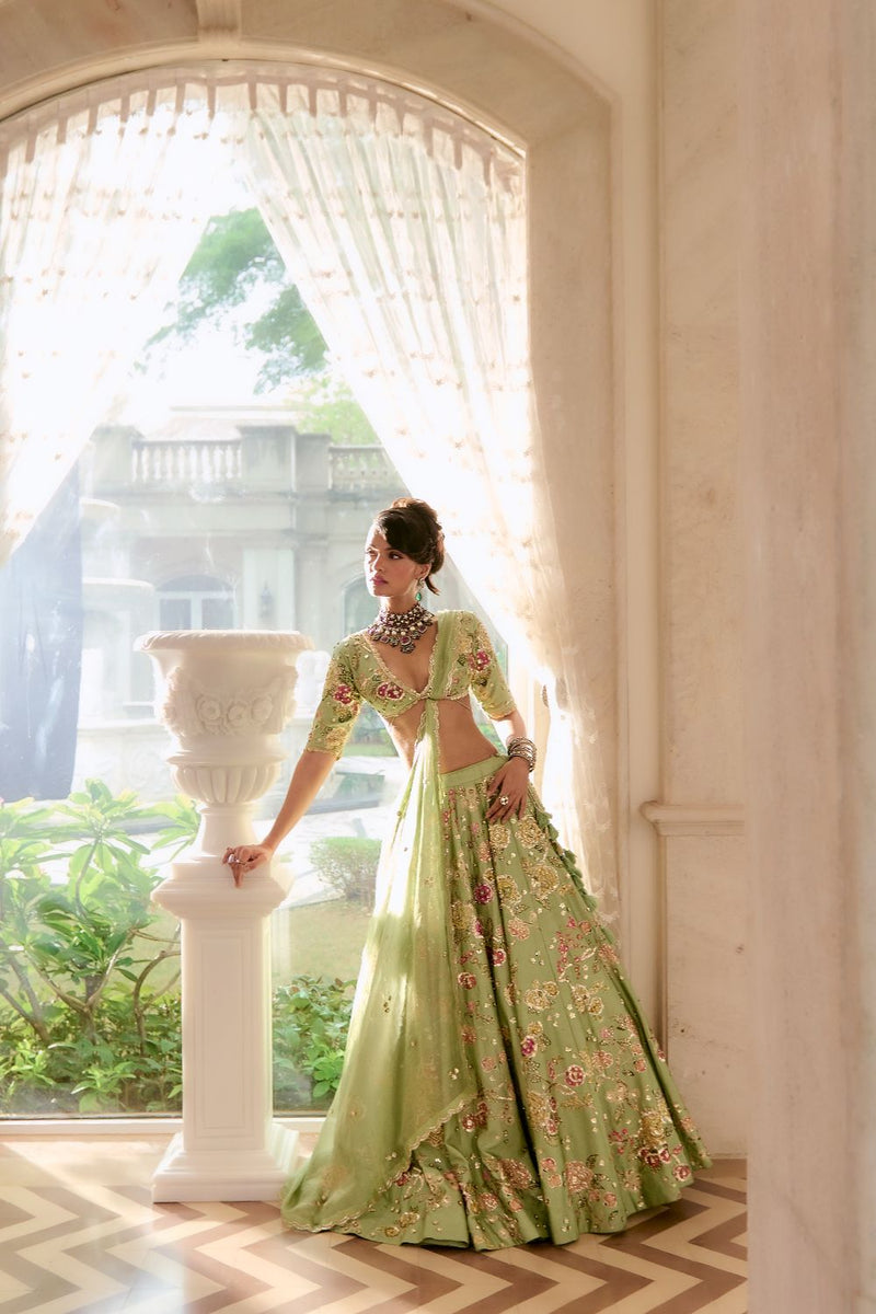 PH-2784 [L] APHRODITE LEHENGA SET by Paulmi & Harsh for women in Singapore