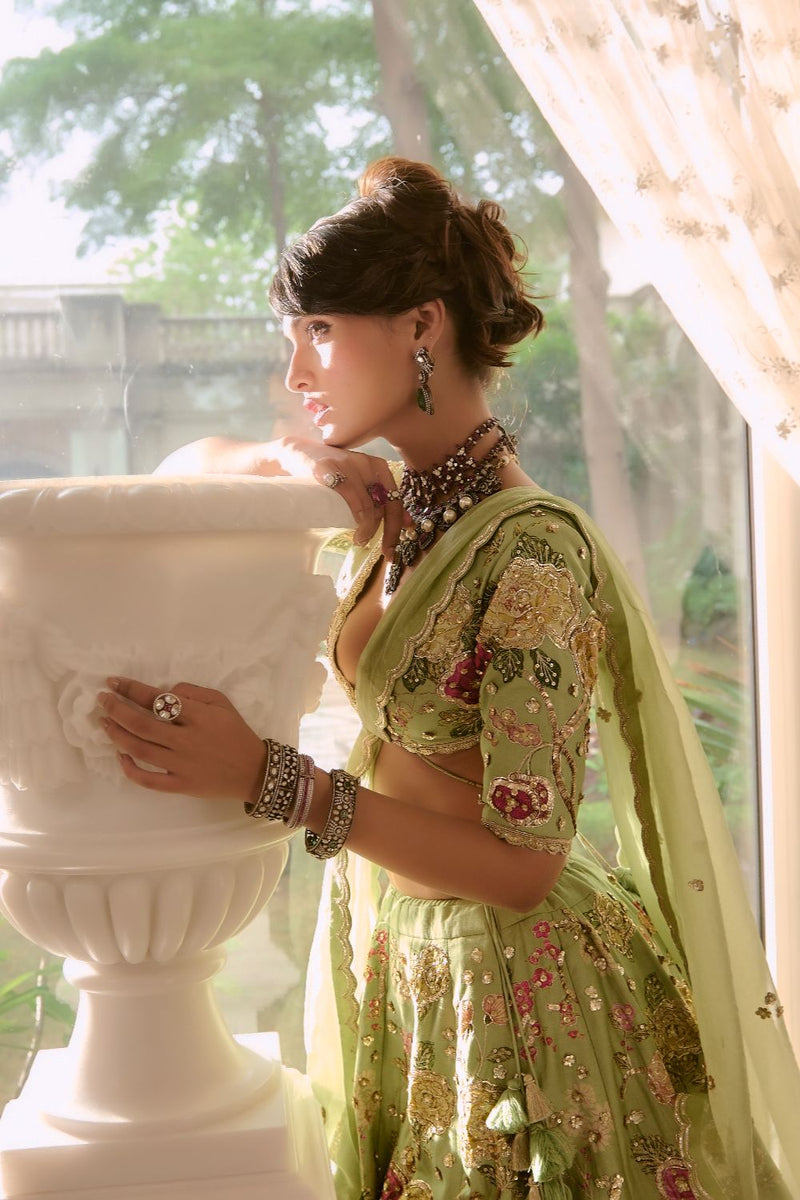 PH-2784 [L] APHRODITE LEHENGA SET by Paulmi & Harsh for women in Singapore