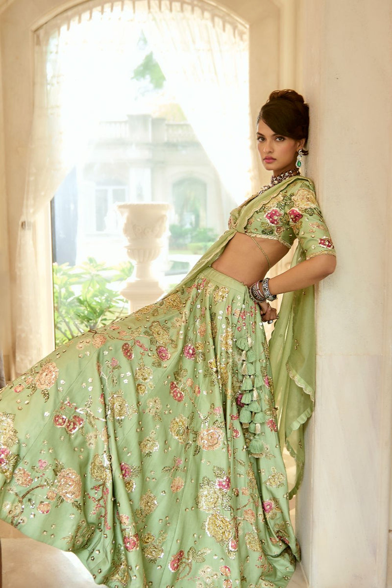 PH-2784 [L] APHRODITE LEHENGA SET by Paulmi & Harsh for women in Singapore