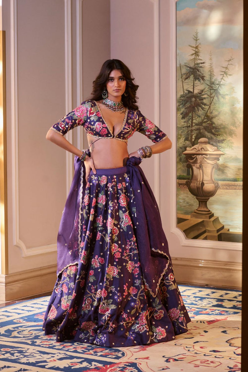PH-2792 SERAFINA LEHENGA SET by Paulmi & Harsh for women in Singapore