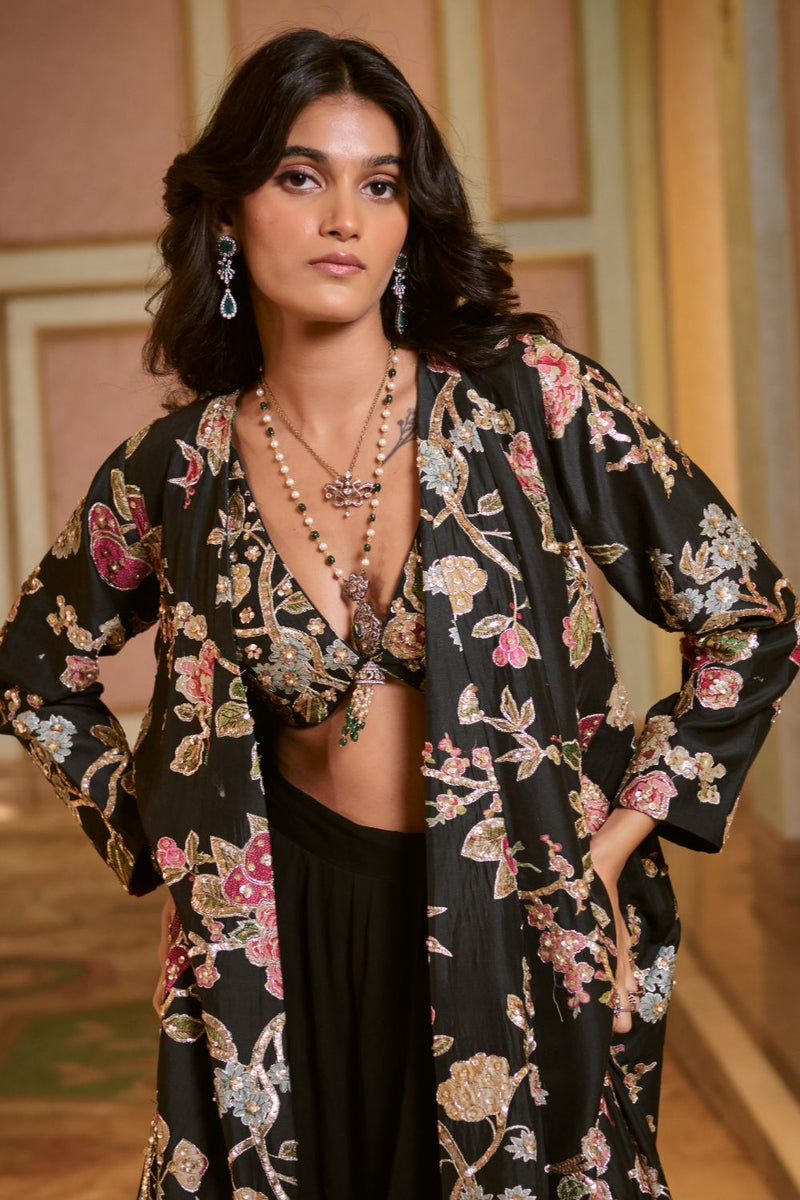 PH-2794 DALEY JACKET SET by Paulmi & Harsh for women in Singapore