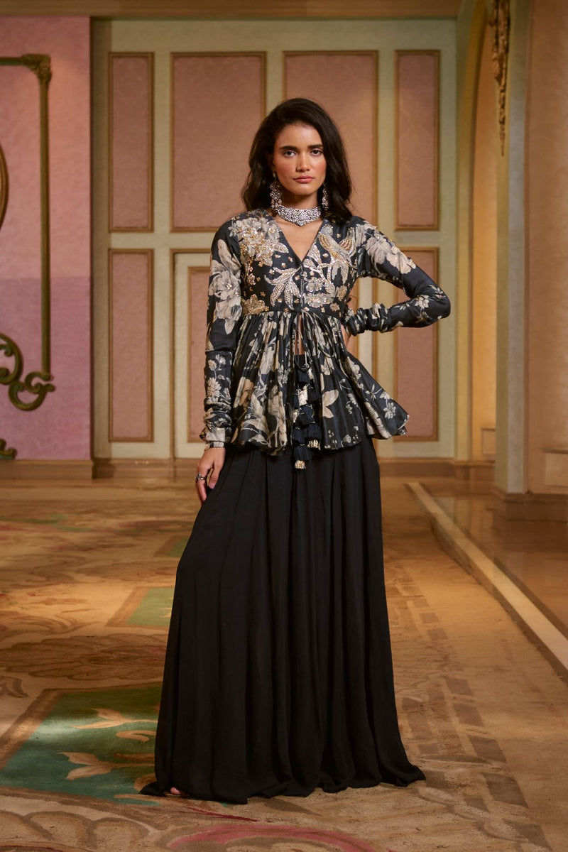 PH-2796 PRIMROSE PEPLUM SET by Paulmi & Harsh for women in Singapore