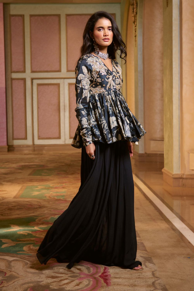 PH-2796 PRIMROSE PEPLUM SET by Paulmi & Harsh for women in Singapore