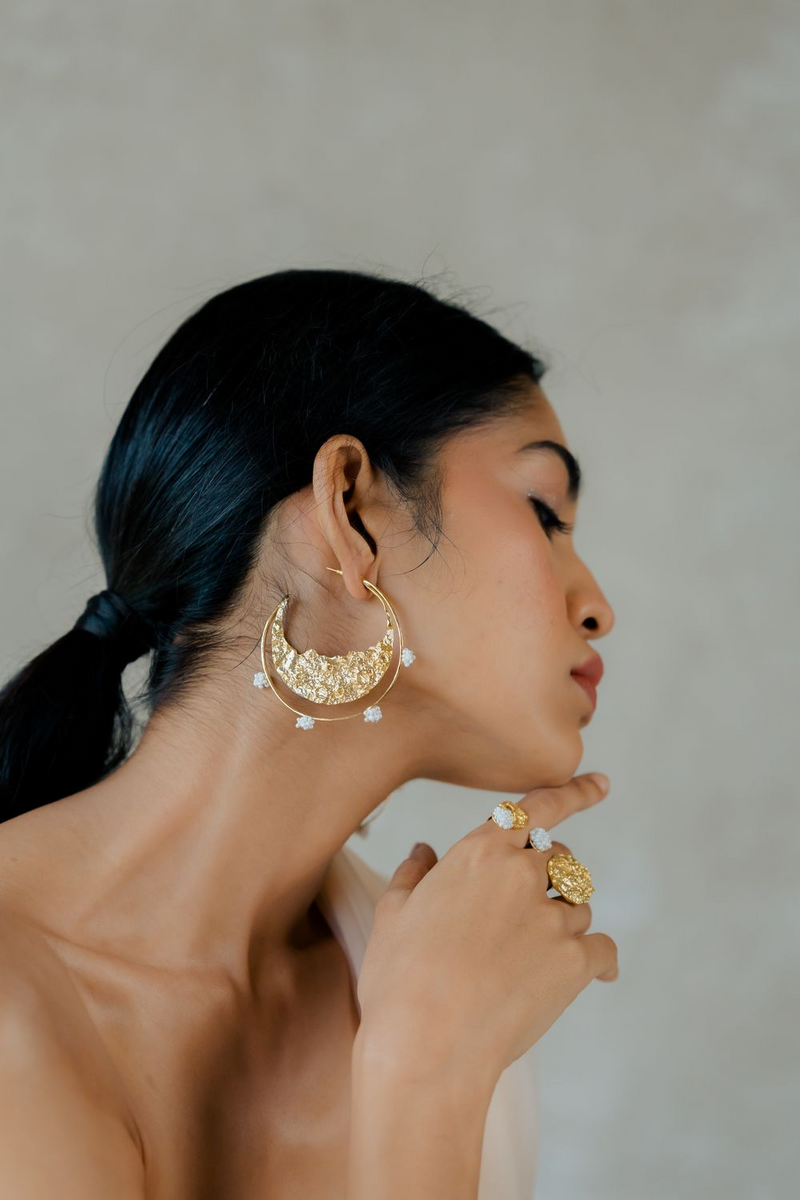 Roshini Earrings by Aarjavee for women in Singapore