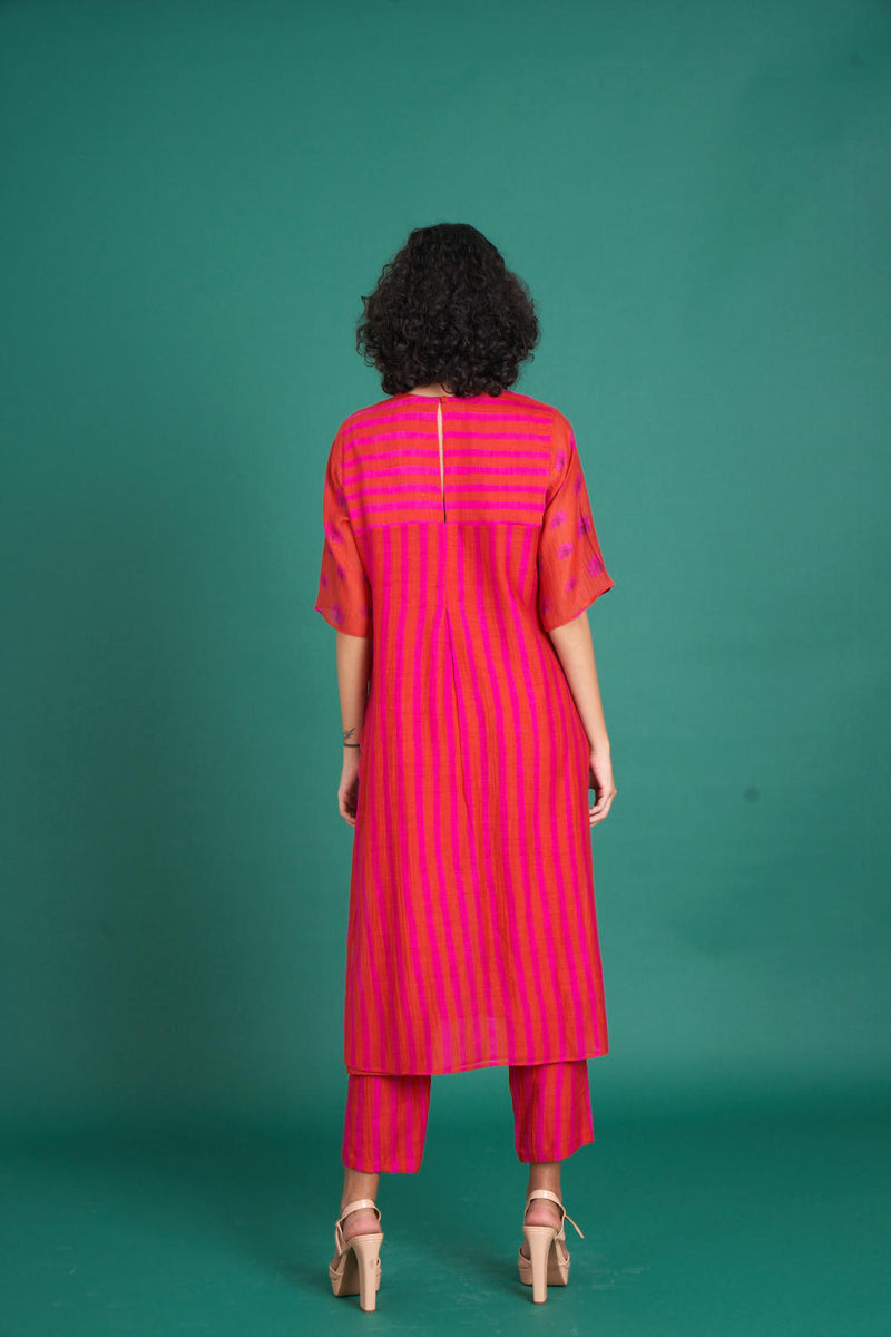 Abeer mul cotton silk kurta set