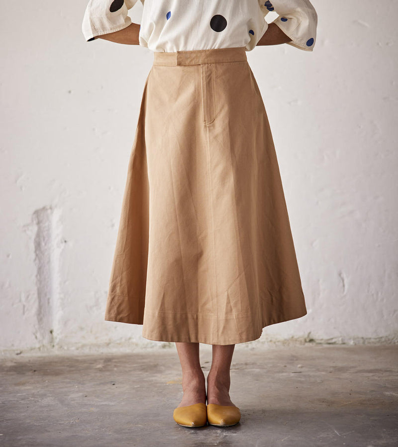 Feeling Beachy Skirt twill Skirts by Khara Kapas for women in Singapore
