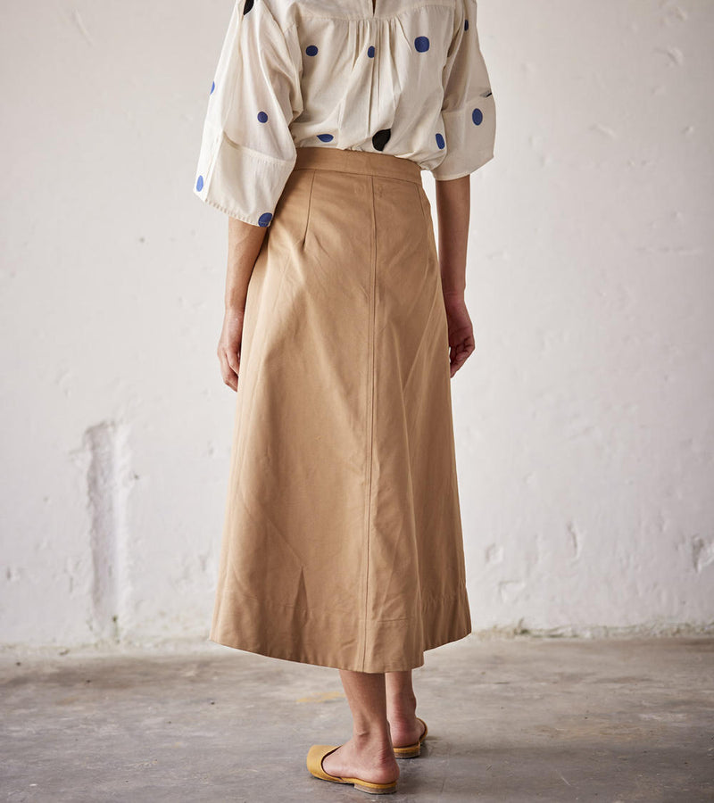 Feeling Beachy Skirt twill Skirts by Khara Kapas for women in Singapore