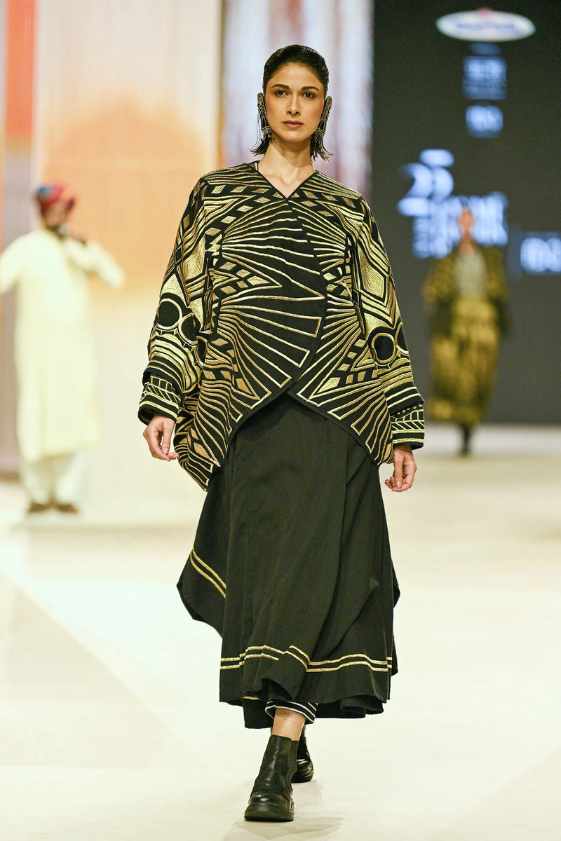 Sunhera Tunic cotton by Ka-Sha in gold color for women in Singapore