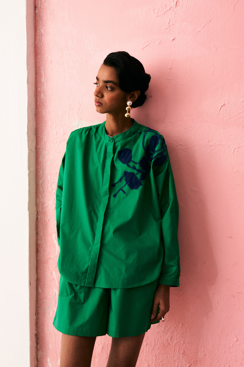 Emerald Applique Shirt