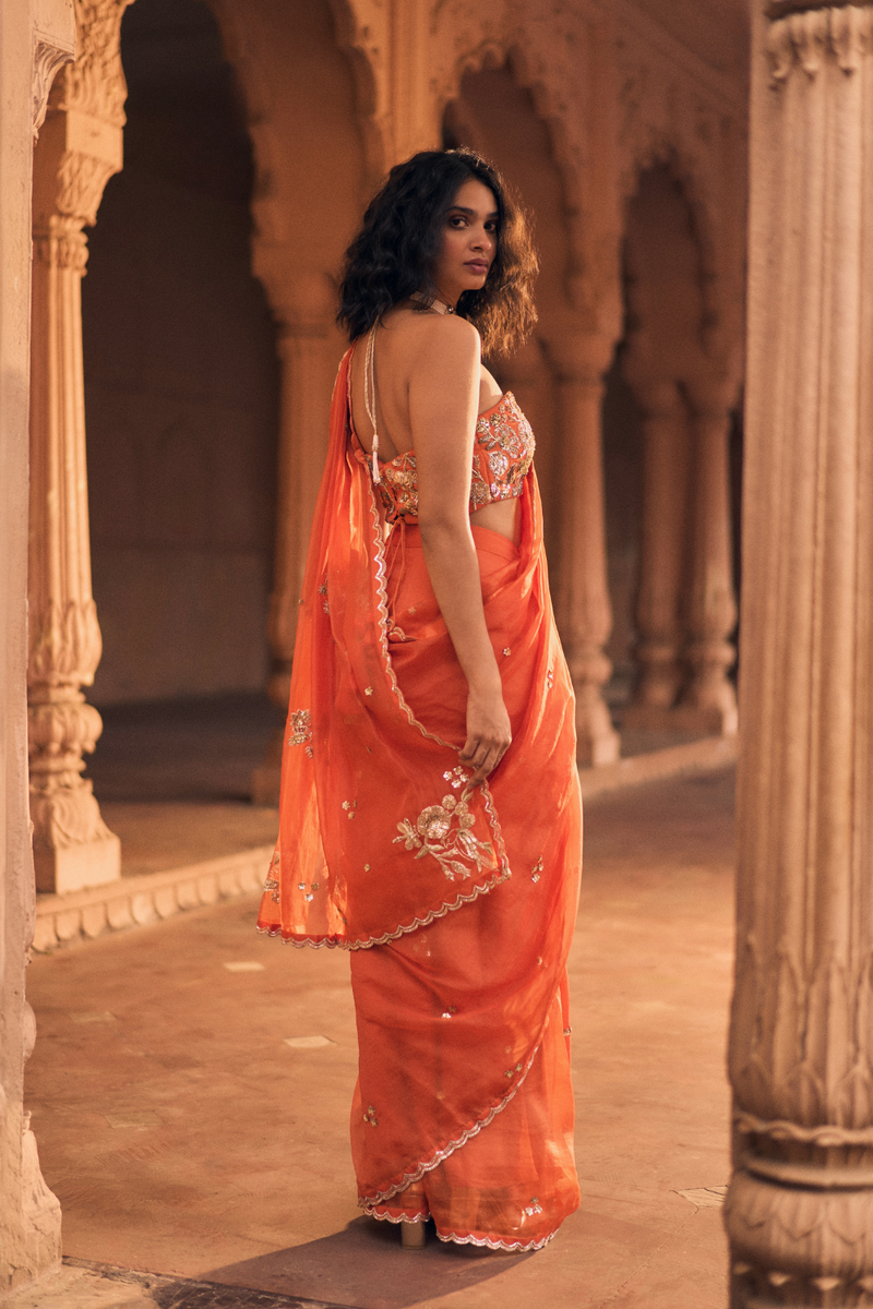 PH-2462 
Blouse 
Saree Set by Paulmi & Harsh for women in Singapore