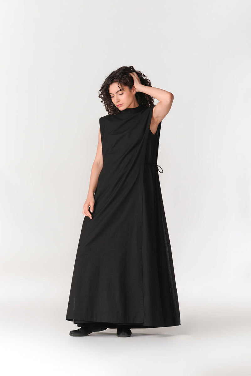 Layered Dress dress by Turn Black in black for women in Singapore