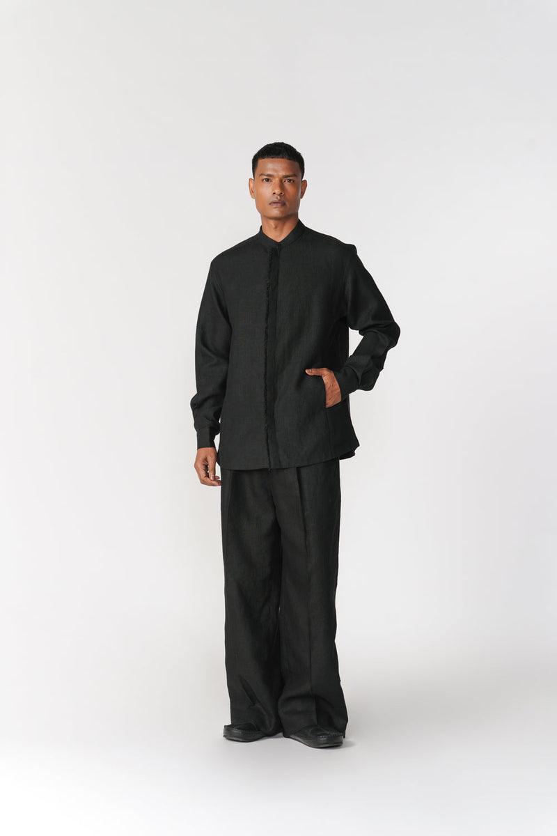 Nir Set co-ord set by Turn Black in black for men in Singapore