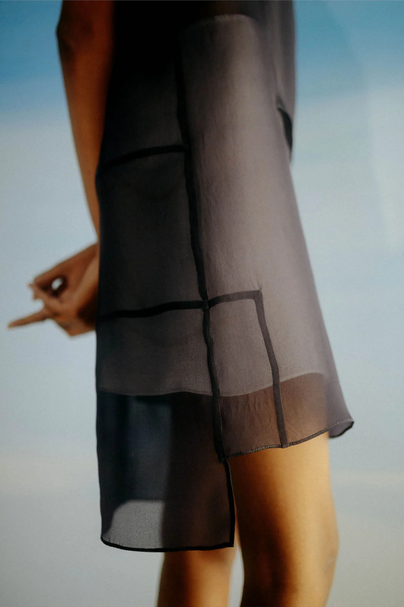 ANURATI ORGANZA DRESS silk Buy ANURATI ORGANZA DRESS from C&W | Dresses for Women by Ituvana in rust color for women in Singapore