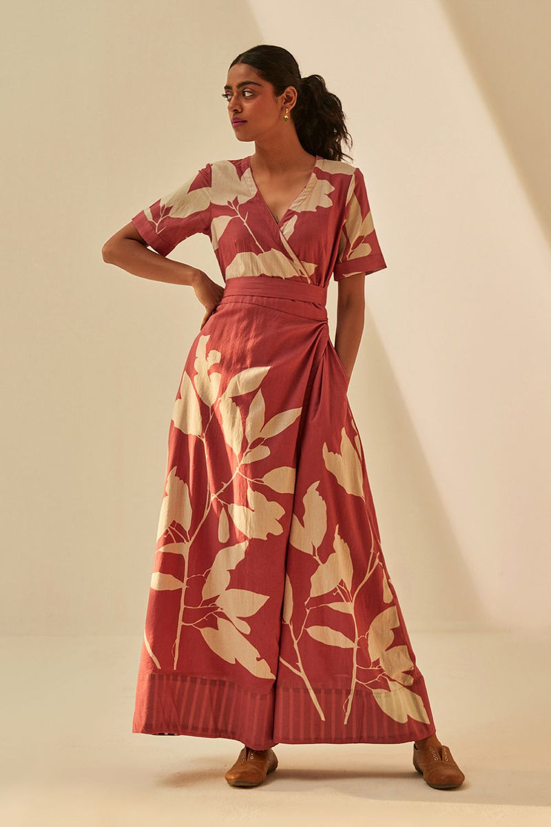 Tibet Dress cotton by Khara Kapas in pink for women in Singapore