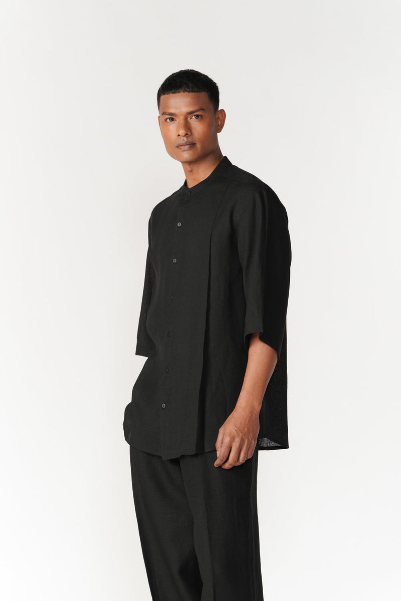 Dhar Set co-ord set by Turn Black in black for men in Singapore