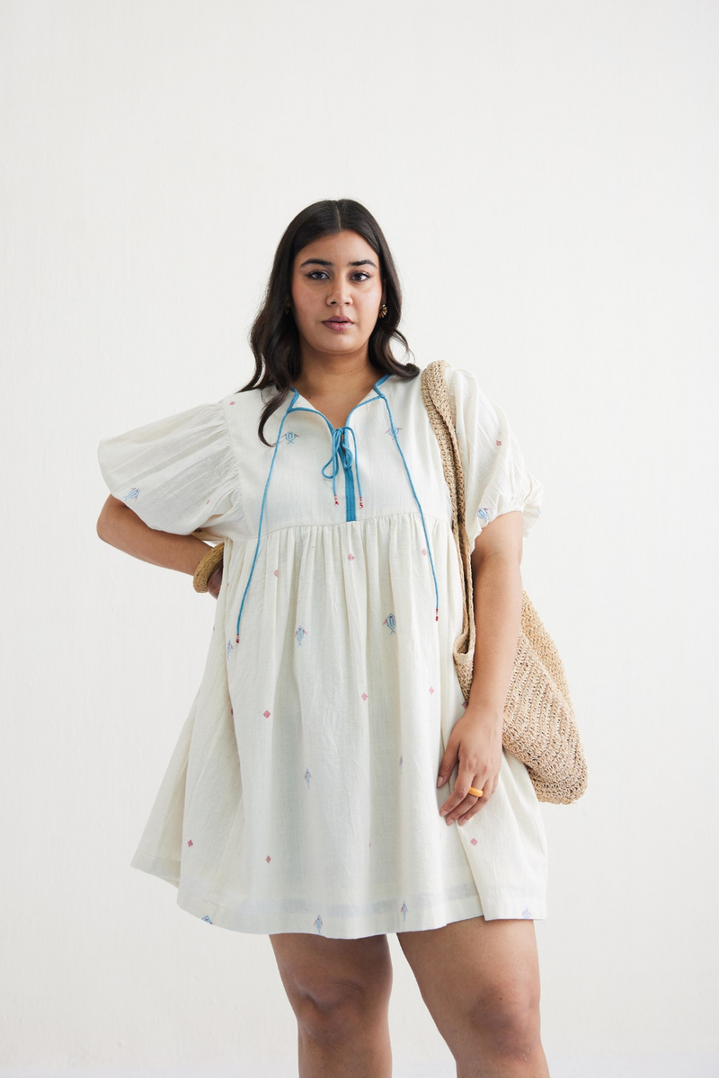 Swim Free Handwoven Kala Cotton Dress
