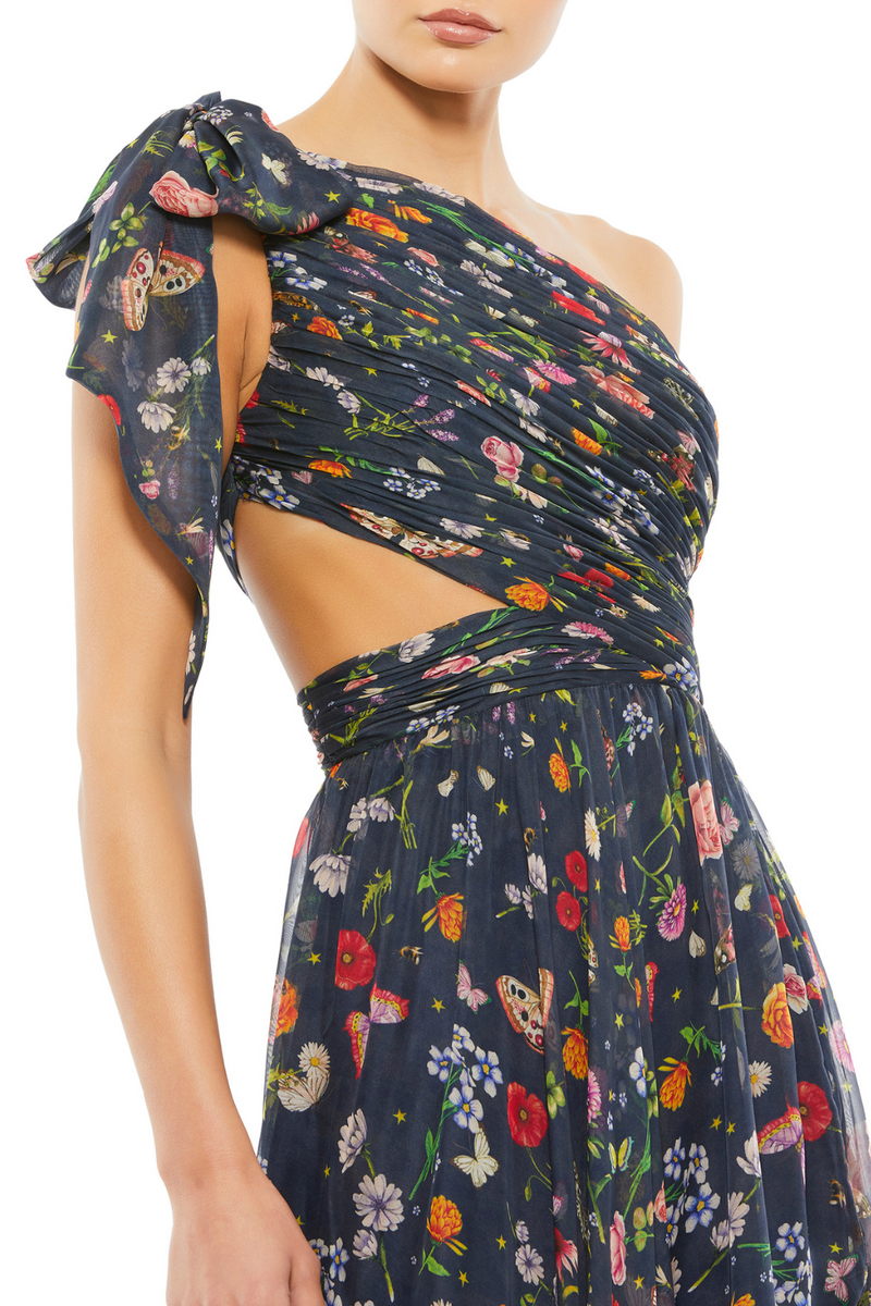 67938-Flowy Gown-Navy by Mac Duggal in navy color for women in Singapore