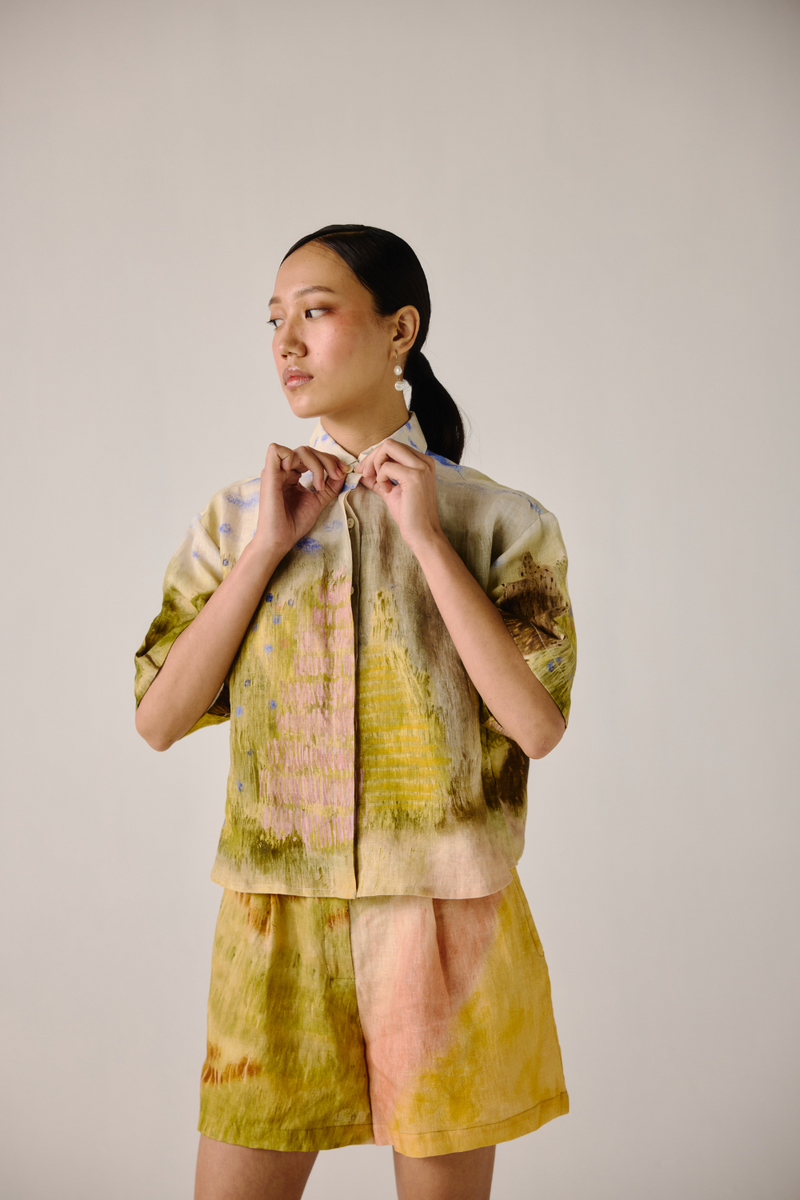 Leo Set - Dale linen by CORD for women in Singapore