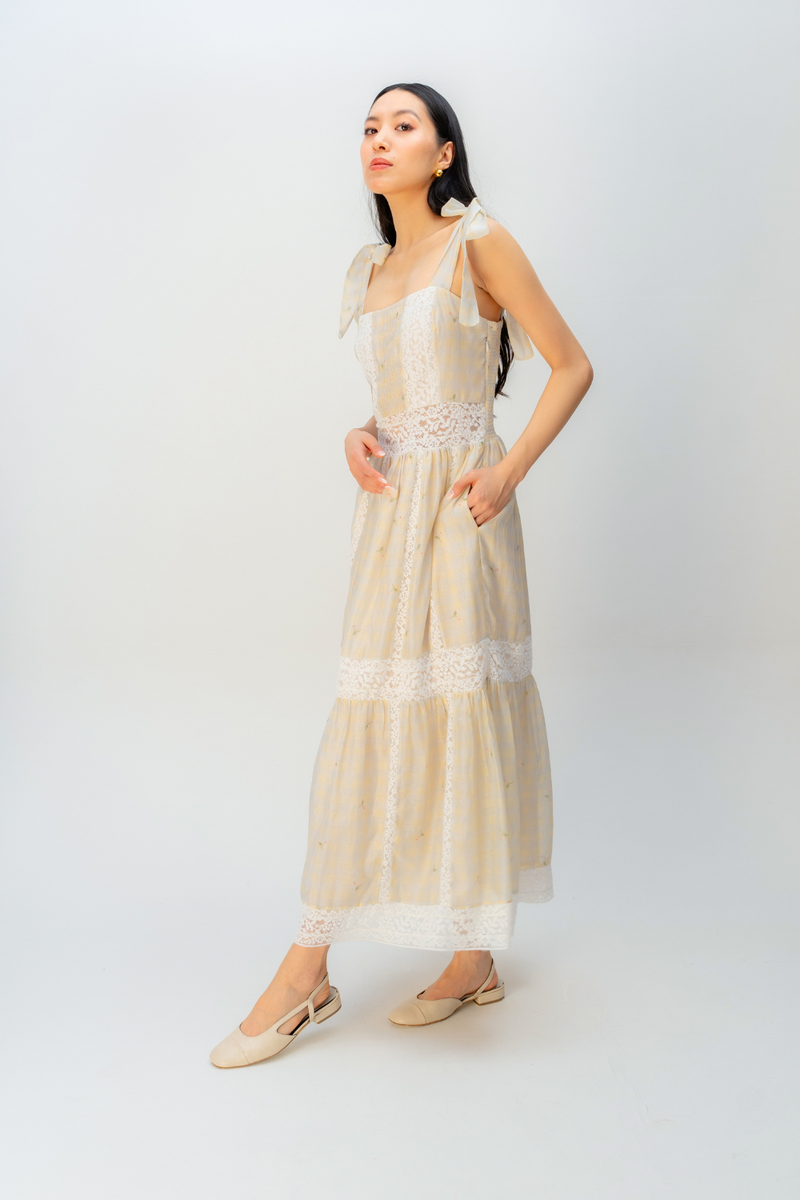DREAMING YOU DRESS mul dress by Ode to Odd in blue for women in Singapore