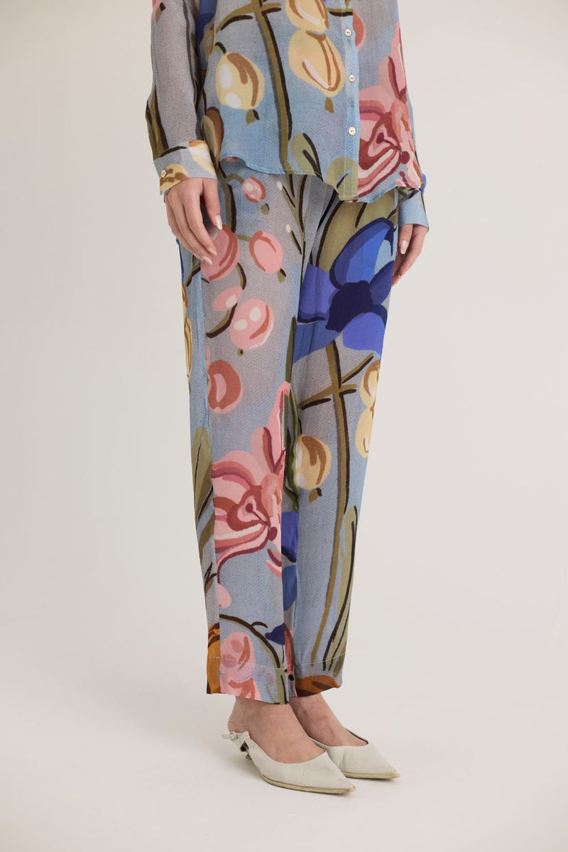 NICO CO-ORD SET by Yam in blue color for women in Singapore
