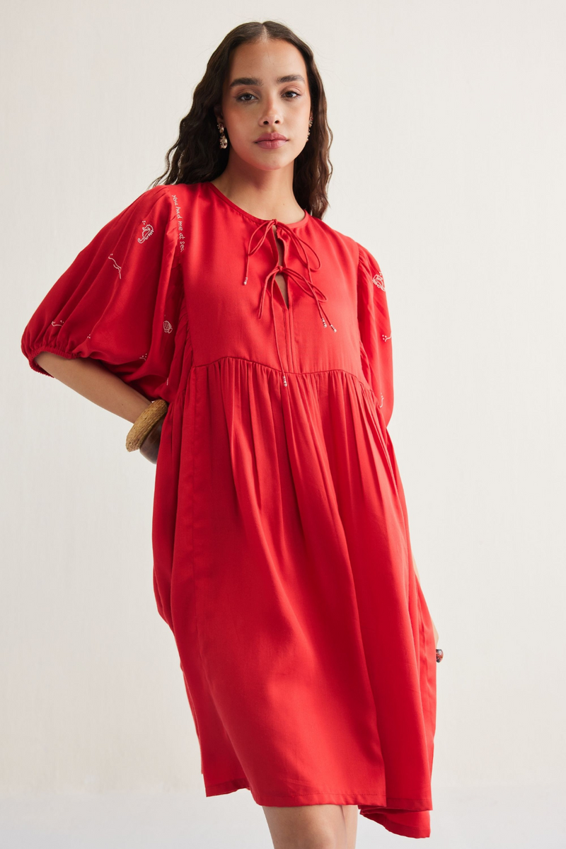 Ocean Wilds Tencel Dress