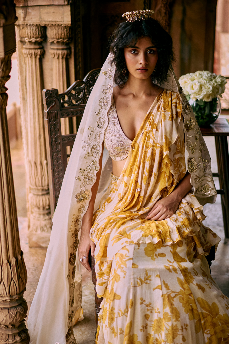 PH-2464 Blouse Saree Belt by Paulmi & Harsh for women in Singapore