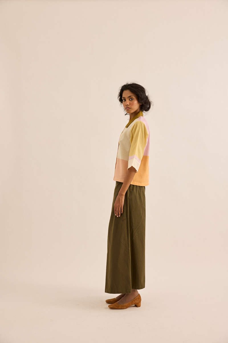 Monira Top mul top/shirt by Khara Kapas in multicolor for women in Singapore