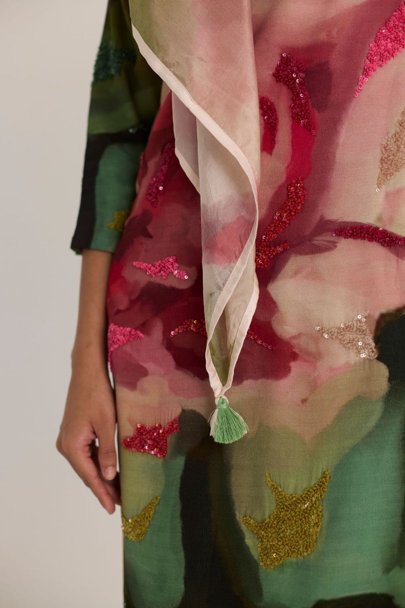 TILLY SILK SCARF silk by Yam in multi color for women in Singapore