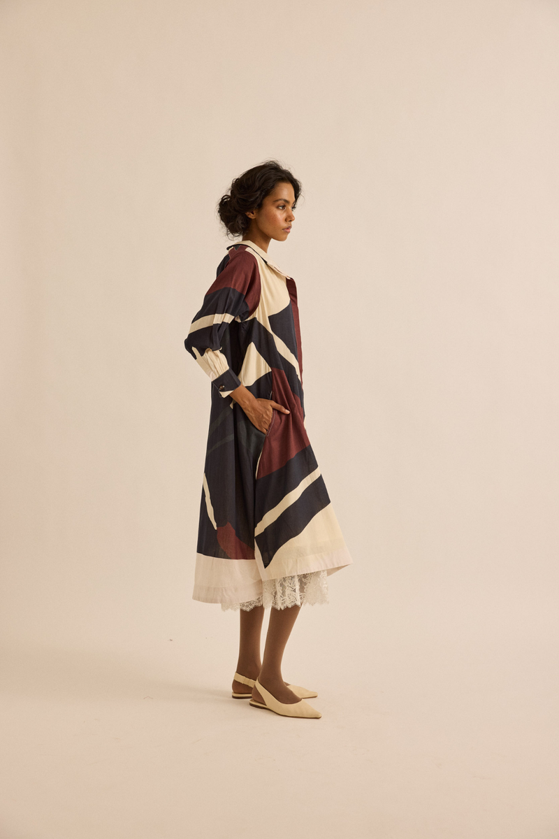 Earthbound Dress mul dress by Khara Kapas in multicolor for women in Singapore