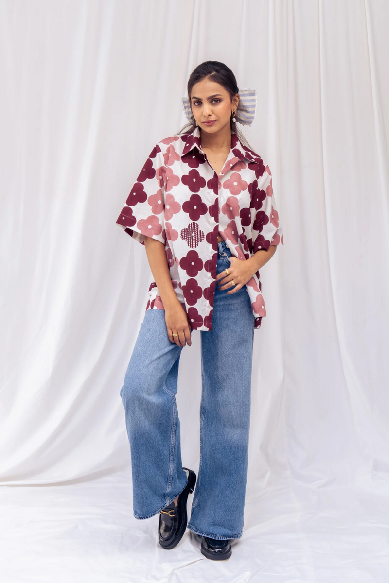 Okapi Shirt poplin by JodiLife for women in Singapore