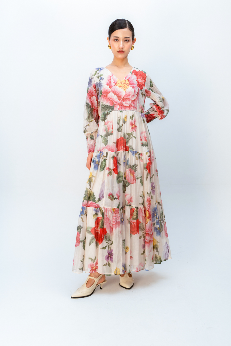 PINK SILENCE DRESS mul dress by Ode to Odd in multi for women in Singapore