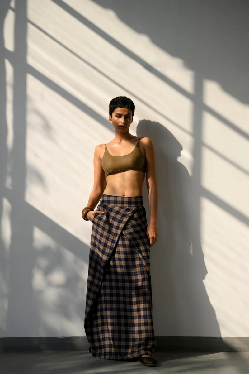 NAY SHAWL SKIRT-MIDNIGHT Buy NAY SHAWL SKIRT from C&W | Skirts for Women by Ituvana for women in Singapore