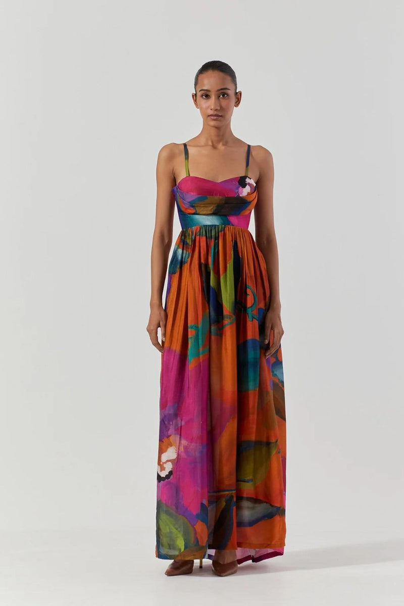 AMETHYST DRESS satin by Yam for women in Singapore