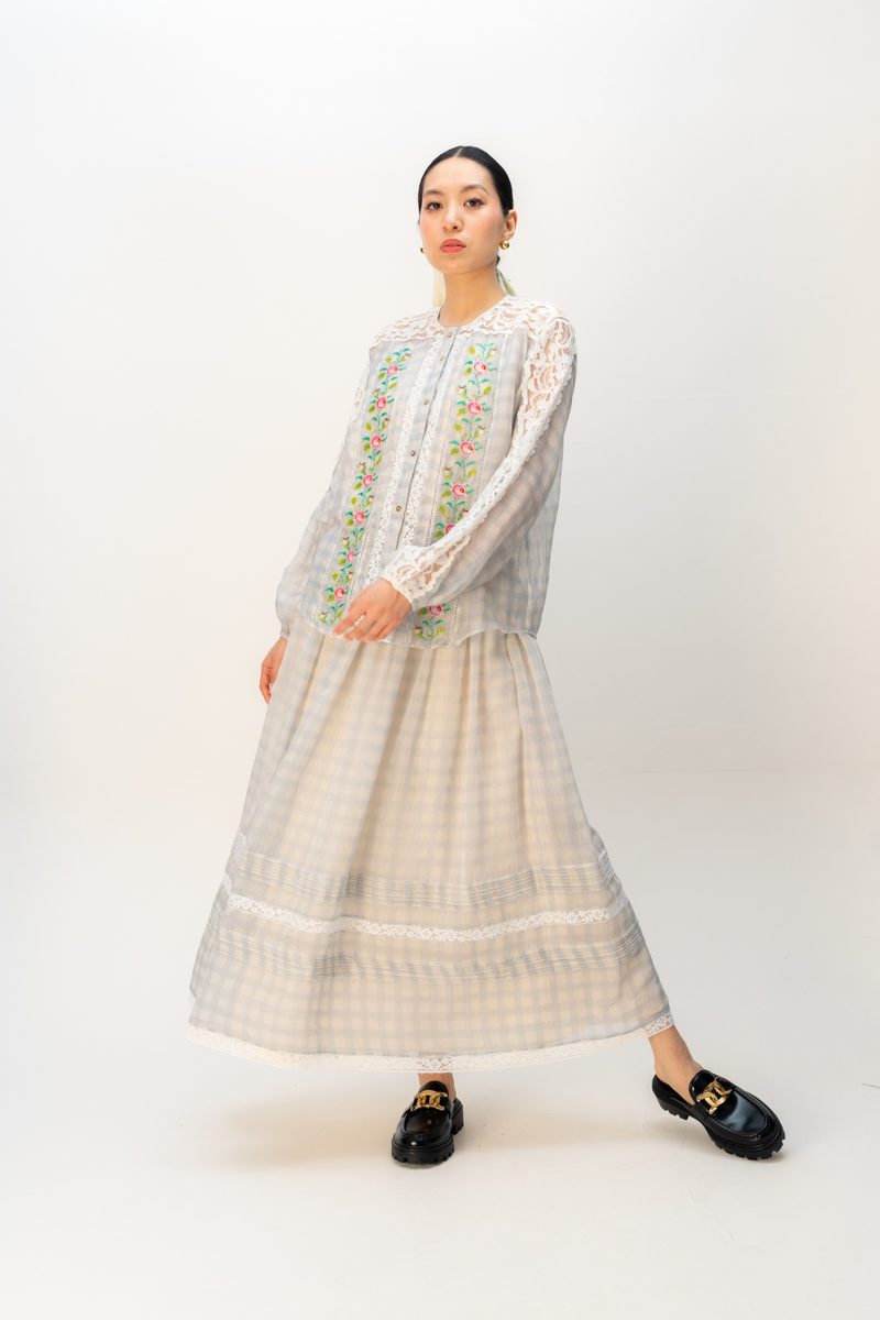 CLOUDBOUND SHIRT mul top/shirt by Ode to Odd in blue for women in Singapore