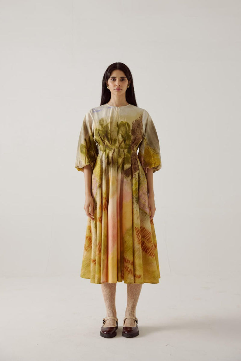 Tokyo Dress-Dale cotton by CORD in multi for women in Singapore