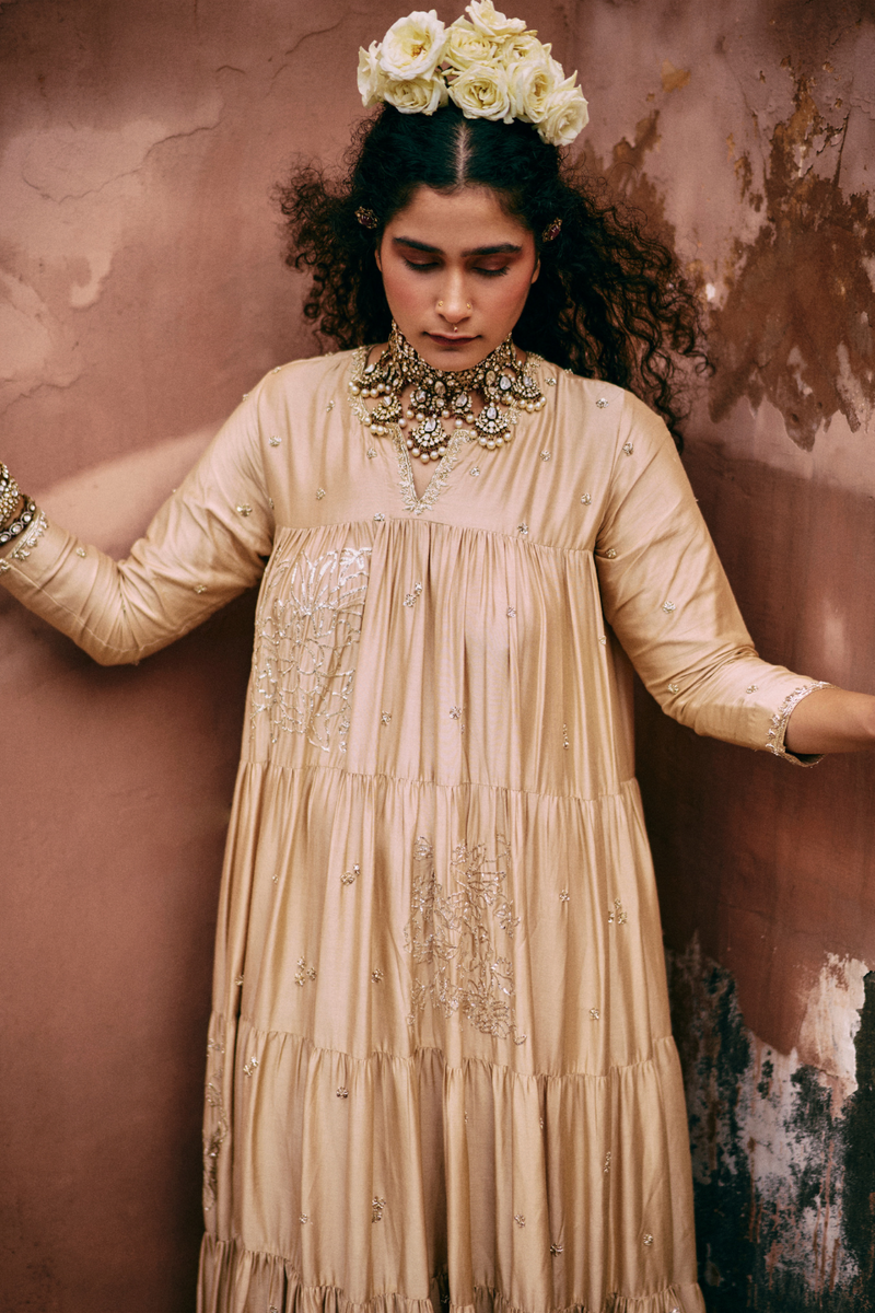 PH-2451 Anarkali Dupata Set by Paulmi & Harsh for women in Singapore