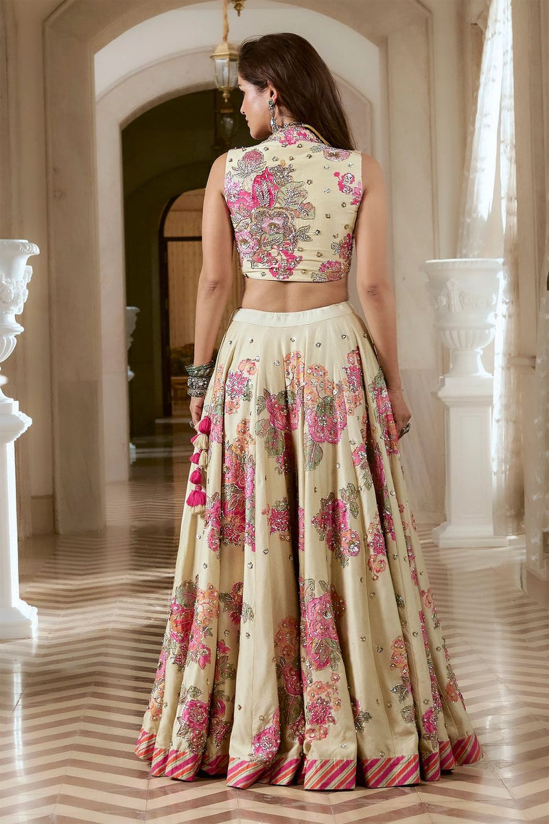 PH-2761 CORINNA LEHENGA SET by Paulmi & Harsh for women in Singapore