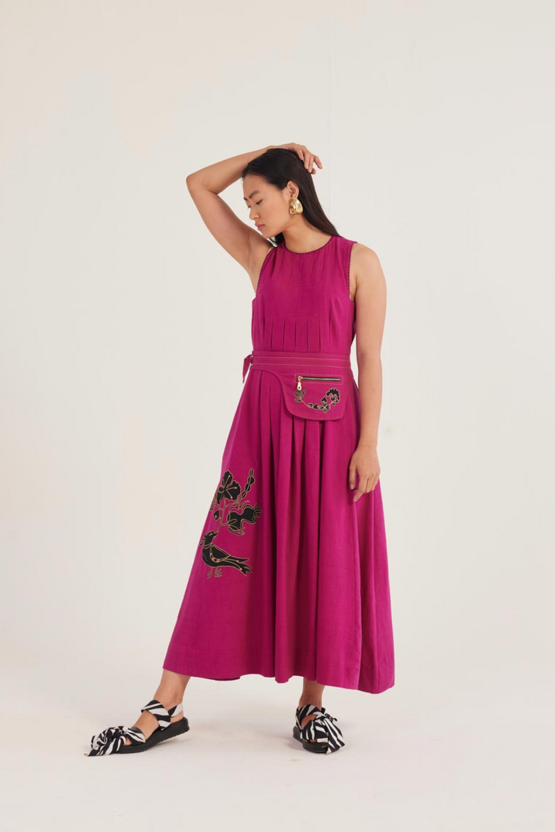 Tai Handloom Day Dress cotton by JodiLife for women in Singapore