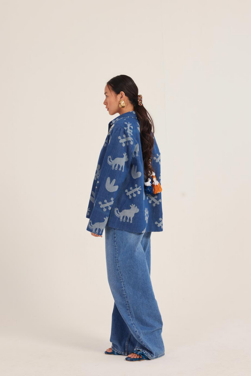 Iris Reversible Jacket silk by JodiLife for women in Singapore