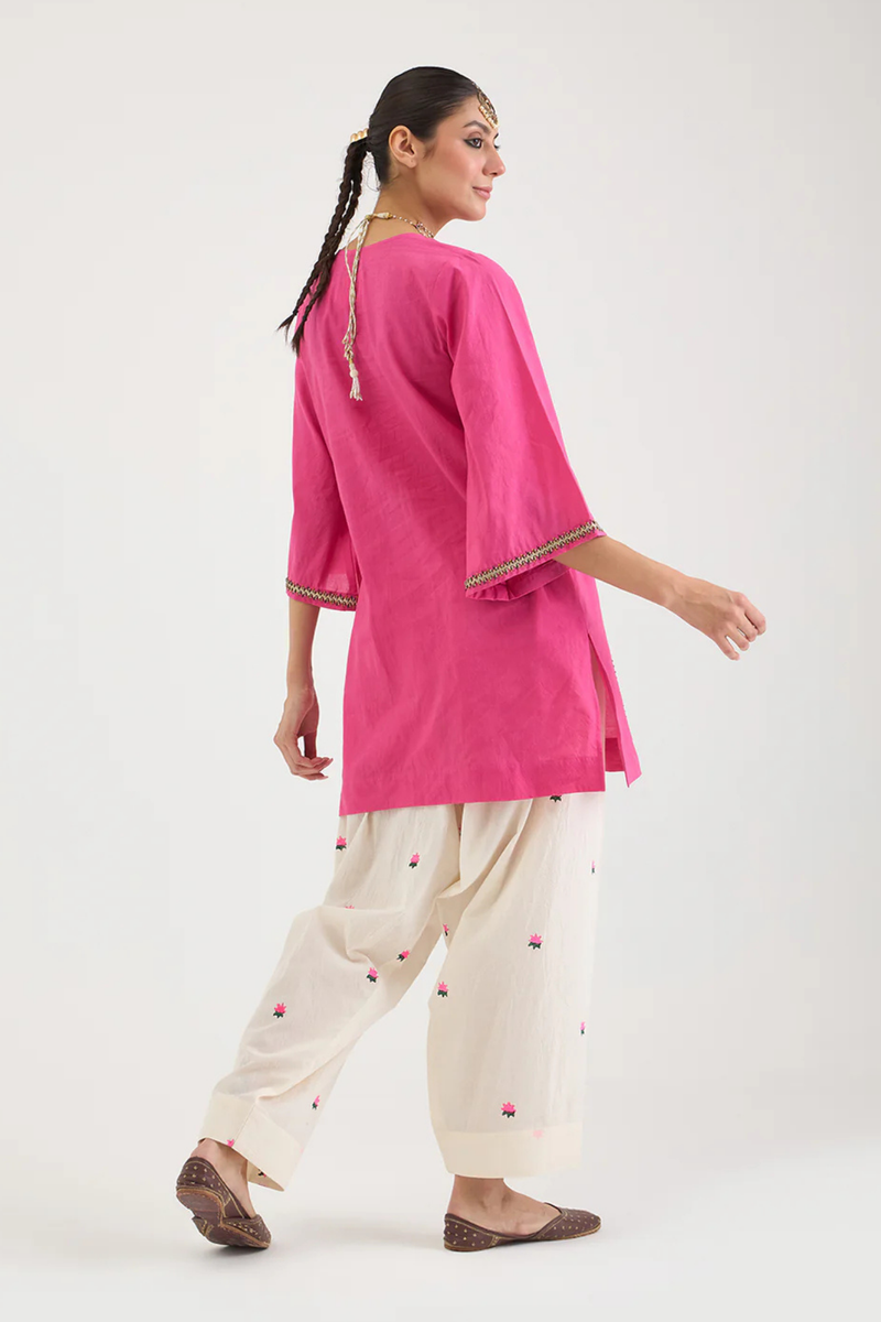 ROSA SET cotton by AAVIDI in pink color for women in Singapore