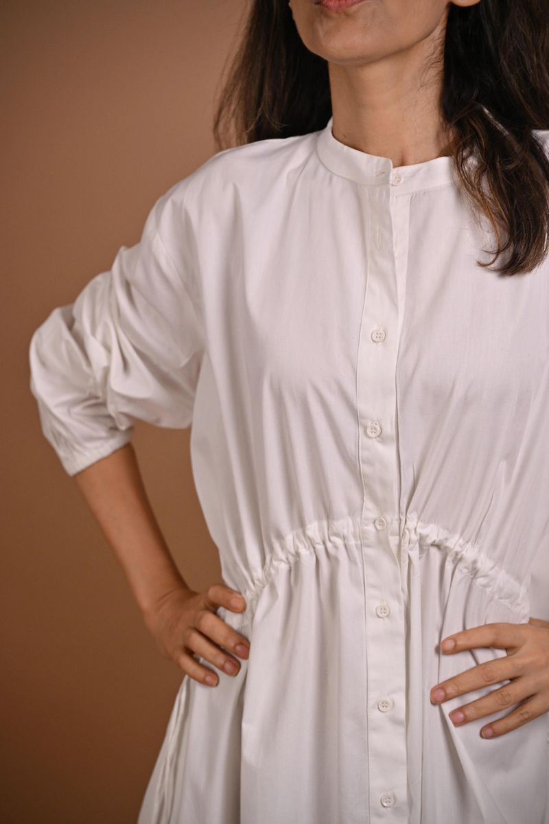 PLAIN JANE DRESS - WHITE