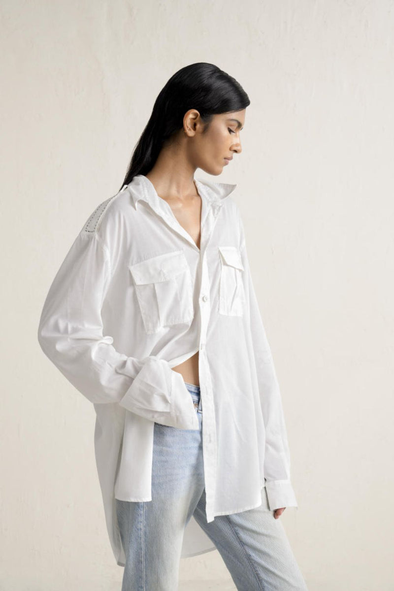 ASA MILITARY SHIRT 100% cotton Buy ASA MILITARY SHIRT from C&W | Tops And Shirts for Women by Ituvana for women in Singapore