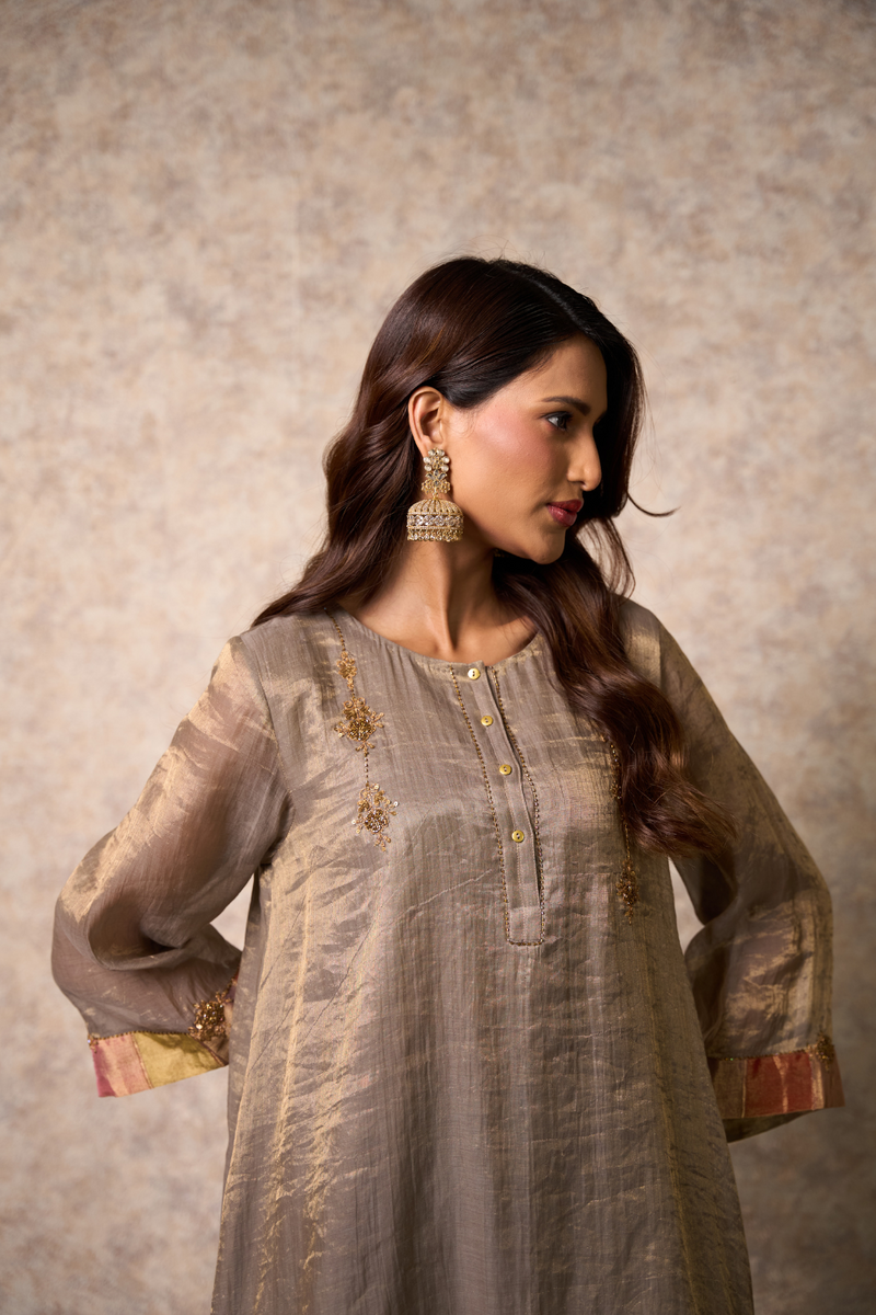 Zing Kurta Set - Grey