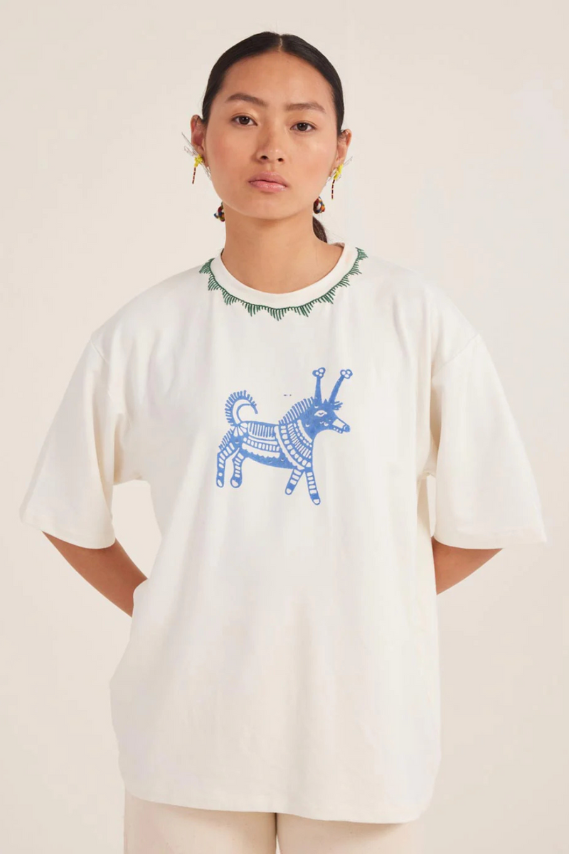 Kolam Oversized T-shirt by JodiLife for women in Singapore