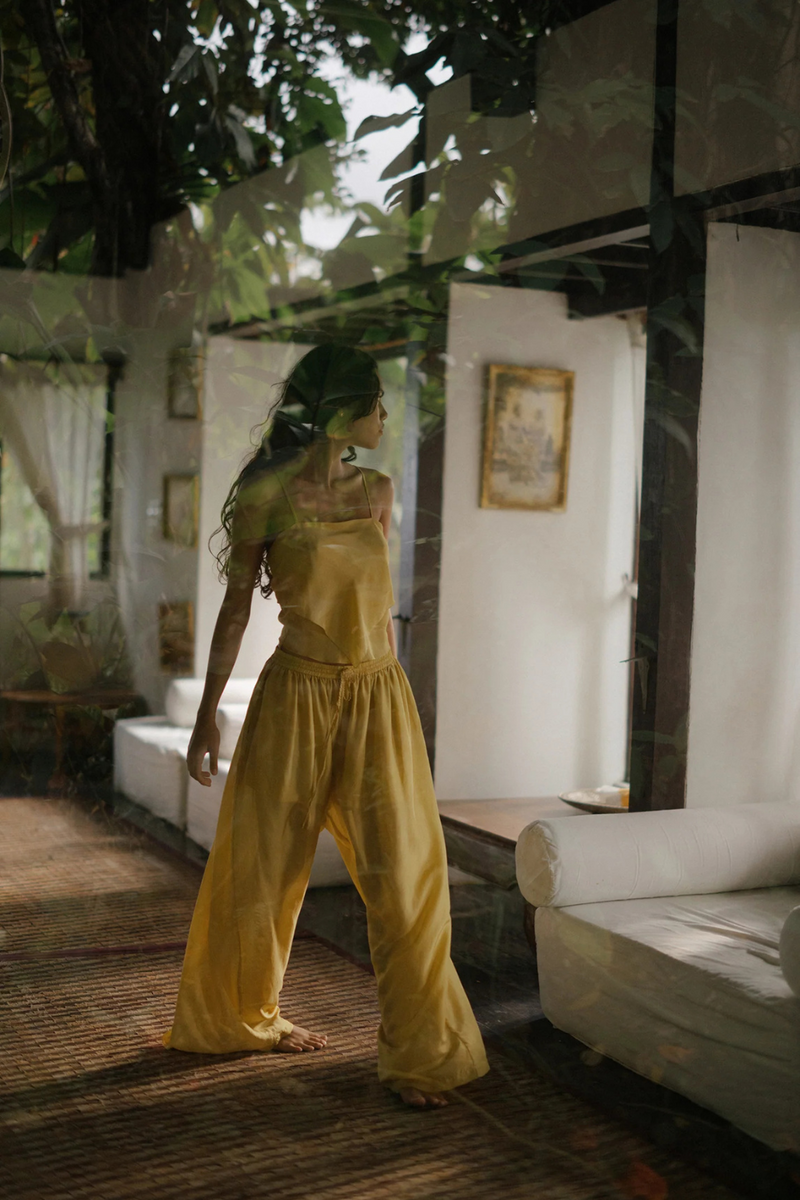 Dhyana Pant Set silk Buy Dhyana Pant Set from C&W | Co-Ord Sets for Women by Ituvana for women in Singapore