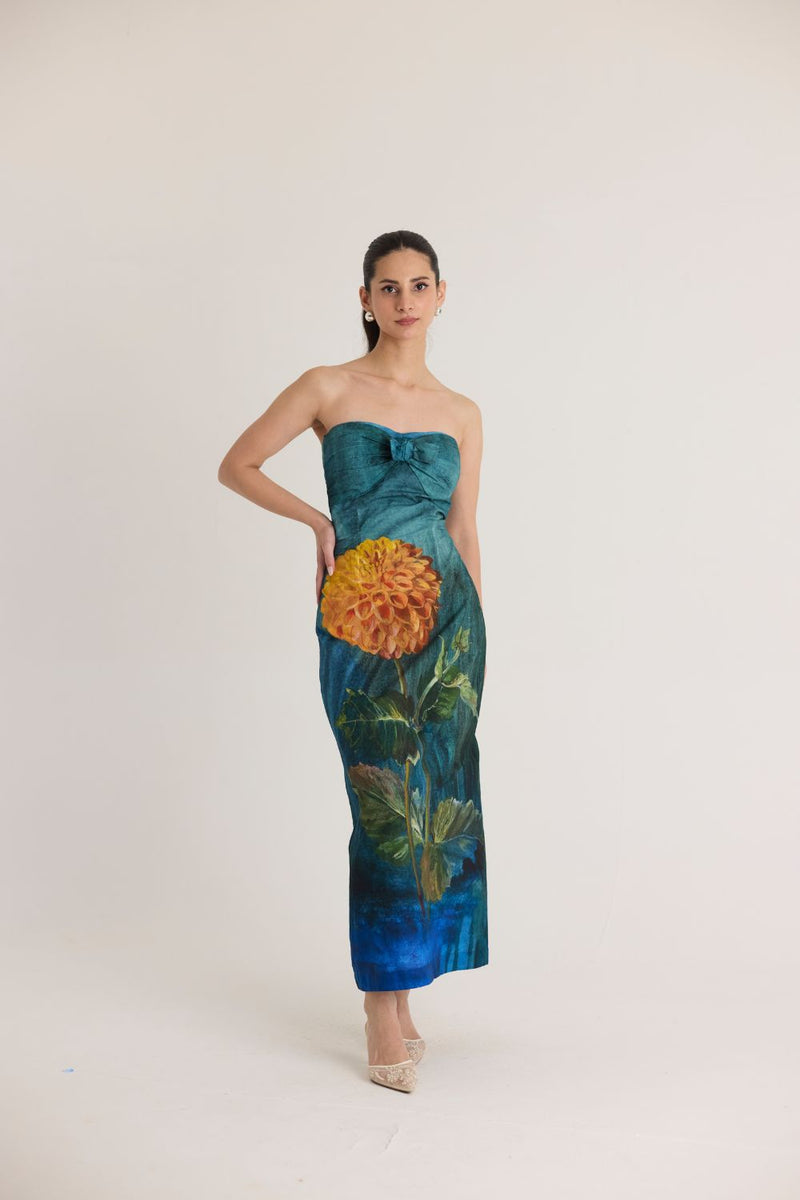 DILLY DALLY DRESS poplin by Yam in multi color for women in Singapore