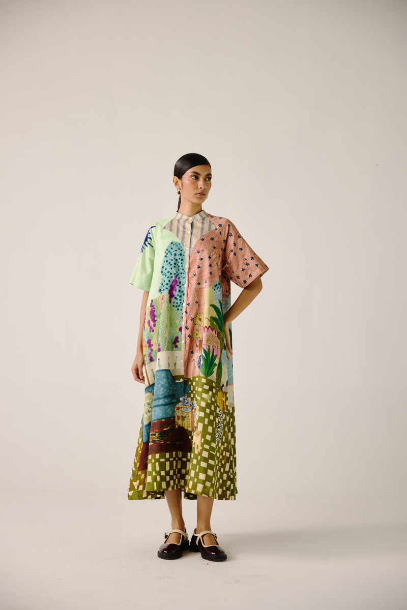 A-Line Long Dress - Alice cotton by CORD for women in Singapore