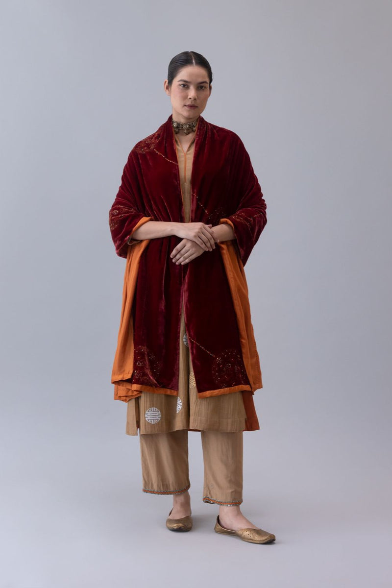 Hemis Shawl-Red
