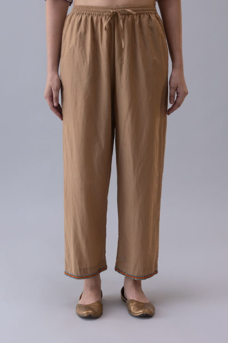 Annam Trousers-Beige